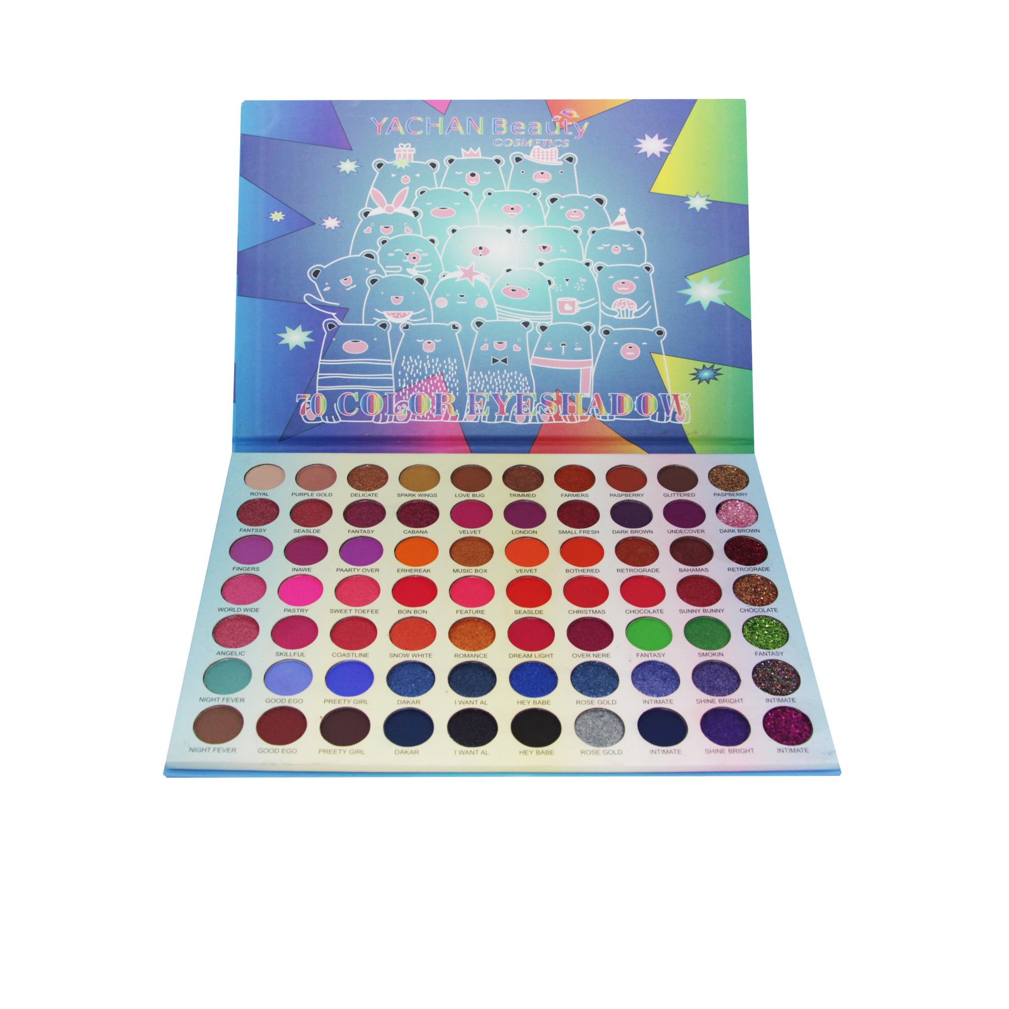 پالت سایه چشم 70 تایی YACHAN Beauty